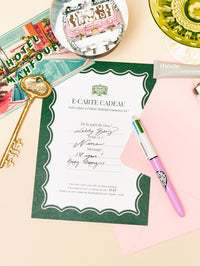 E-carte cadeau