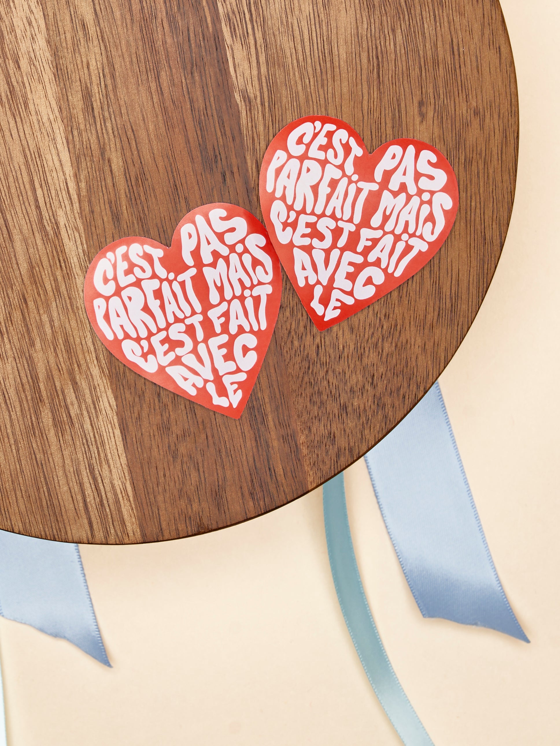 Sticker "C'est pas parfait"