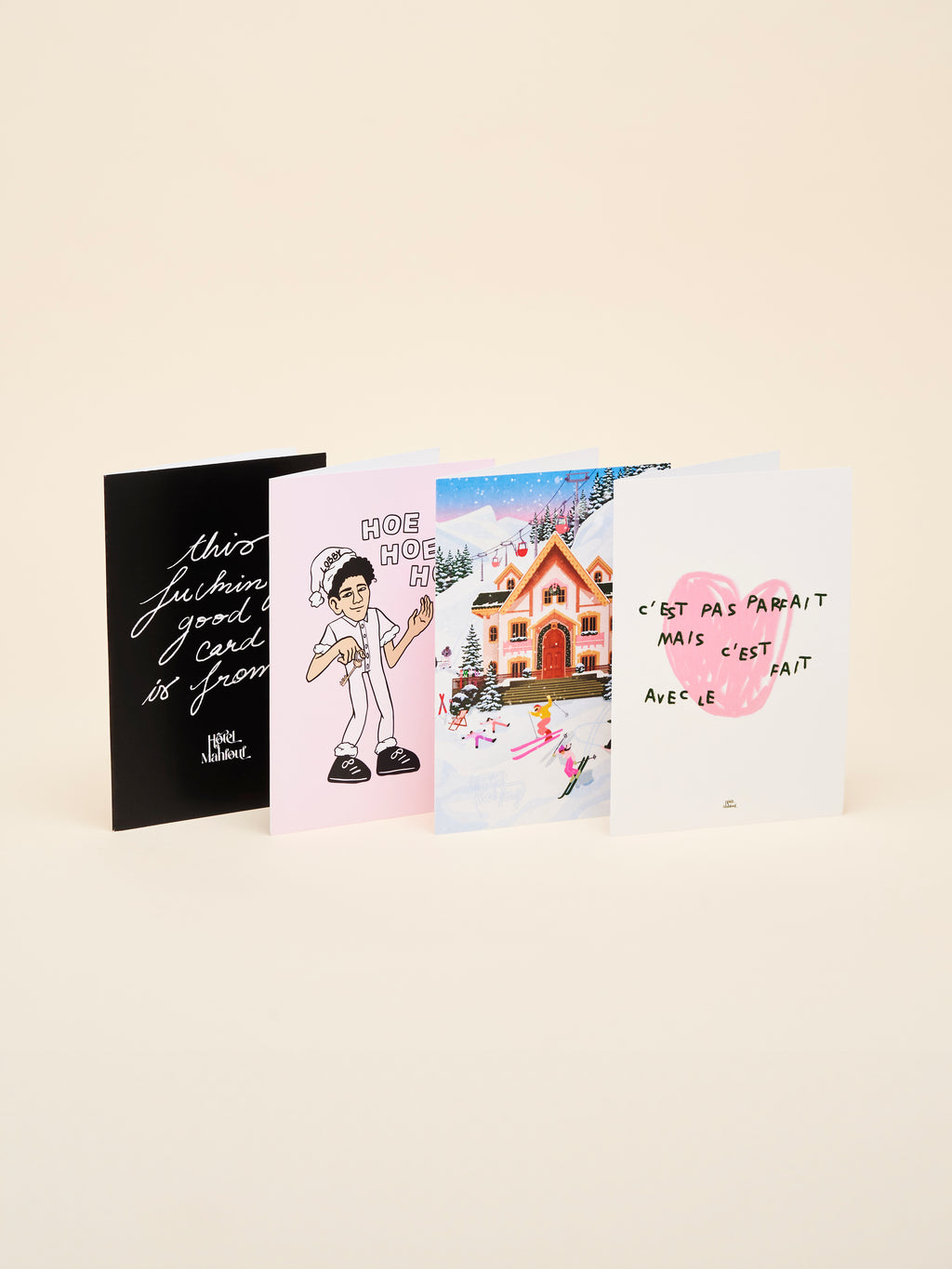 Carte de vœux "C'est pas parfait"