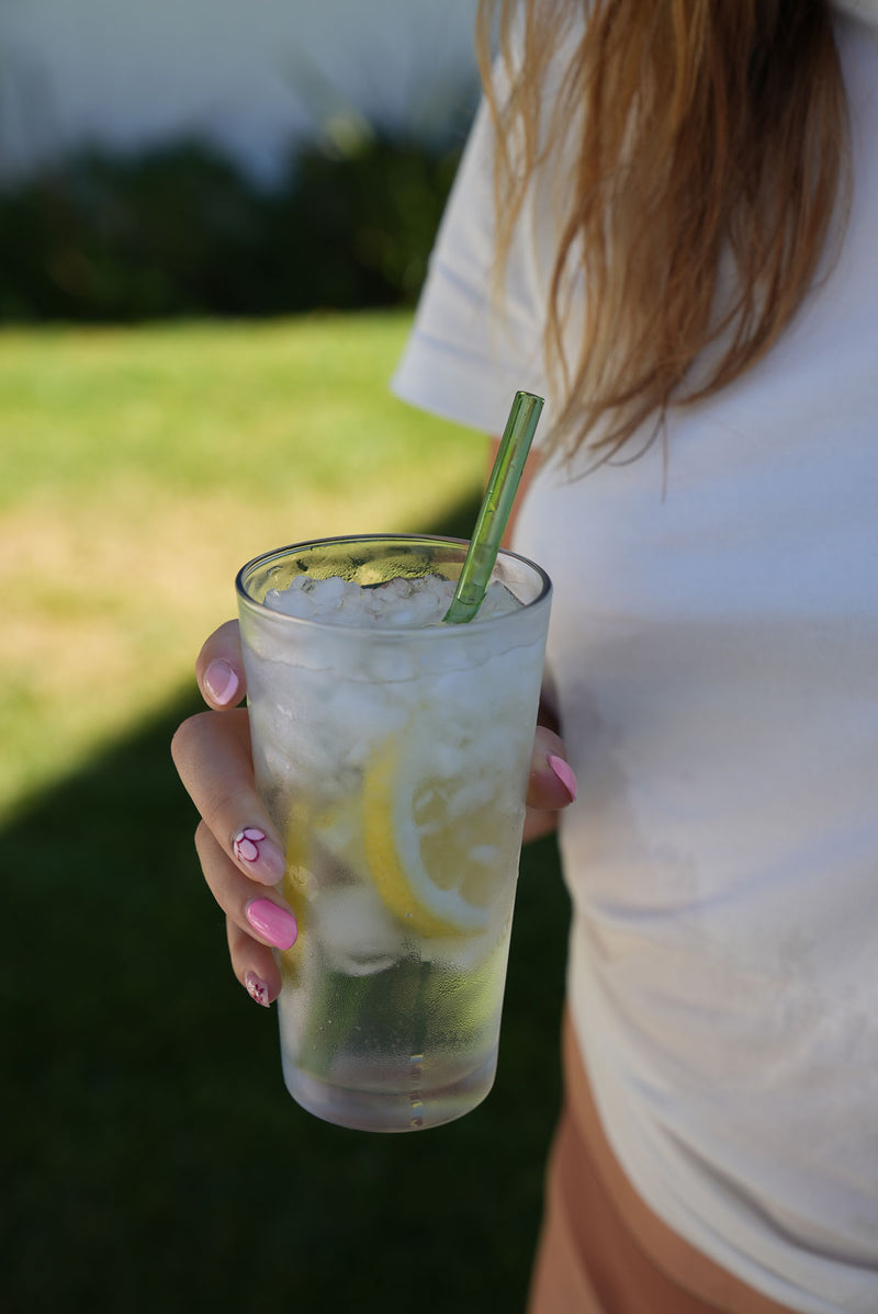 Pailles réutilisables en verre