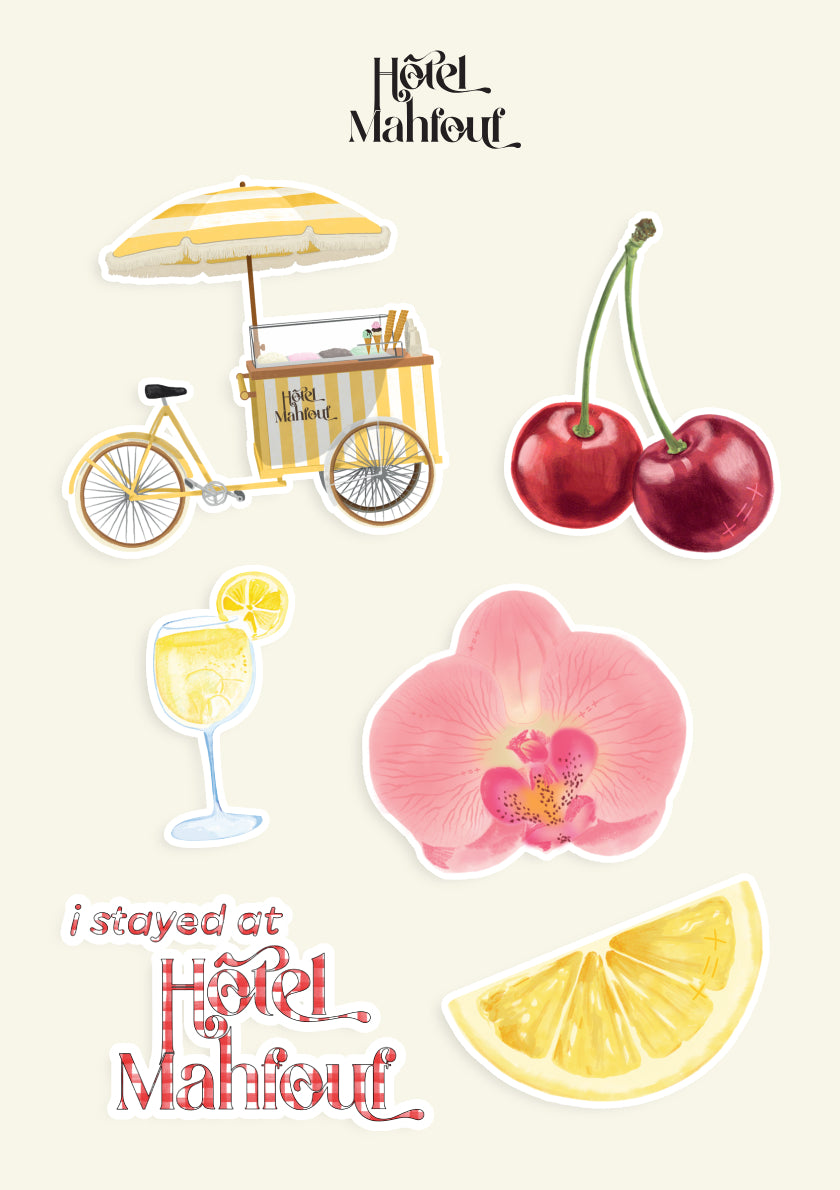 Planche de stickers