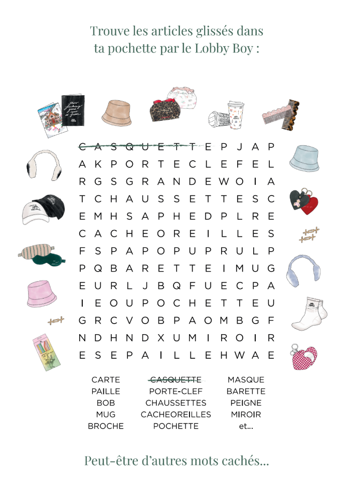 LA POCHETTE SURPRISE