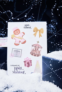 Planche stickers de Noël